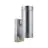 Nordlux Tin Wandlamp Metaal en Glas Grijs Up & Down - Buitenverlichting | 76mm - IP54 - Bewegings- en Lichtsensor - Geschikt voor 2x GU10