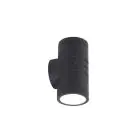 Ansell Applique Murale Reef Noir Up & Down - Extérieur - 10W 885lm 90D - 830-840-860 CCT | IP65
