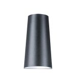 THORNeco Armatuur Rond HOLLY Aluminium Zwart Up & Down 8W 500lm - 830 Warm Wit